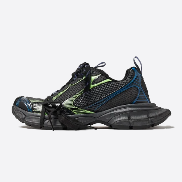 Balenciaga 3XL Black and Blue Dad Shoes 734734W3XL51143