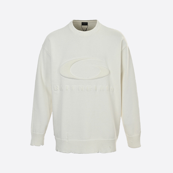Balenciaga Embossed 3D Letterhole Sweater