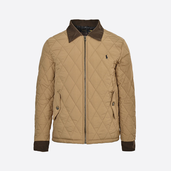 Ralph Lauren Quilted Argyle Corduroy Dry Padded Jacket