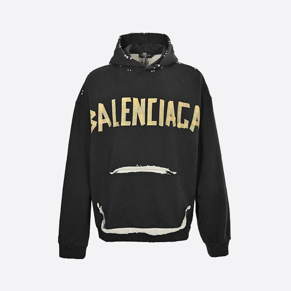 Balenciaga masking tape hoodie