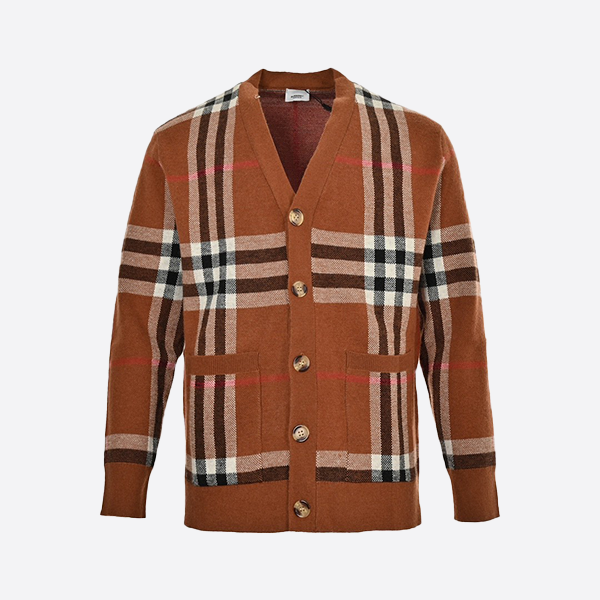 Burberry Classic Check Cardigan Sweater