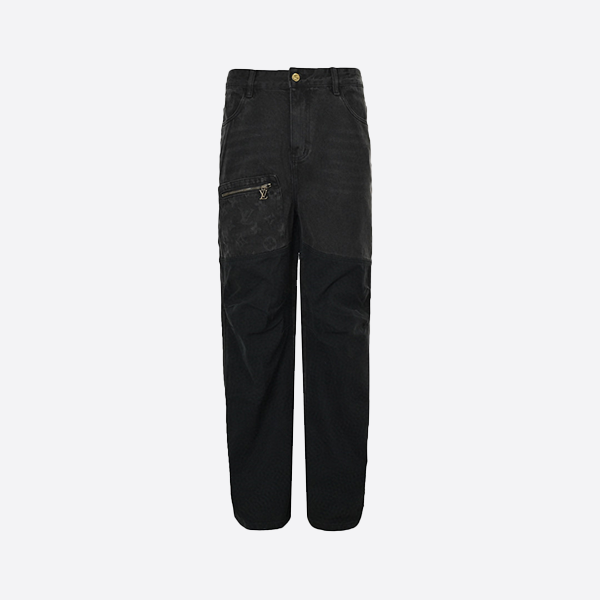 Louis Vuitton Gradient Patchwork Denim Pants