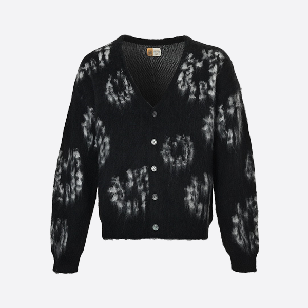 St. Michael Cotton Logo Cardigan Sweater