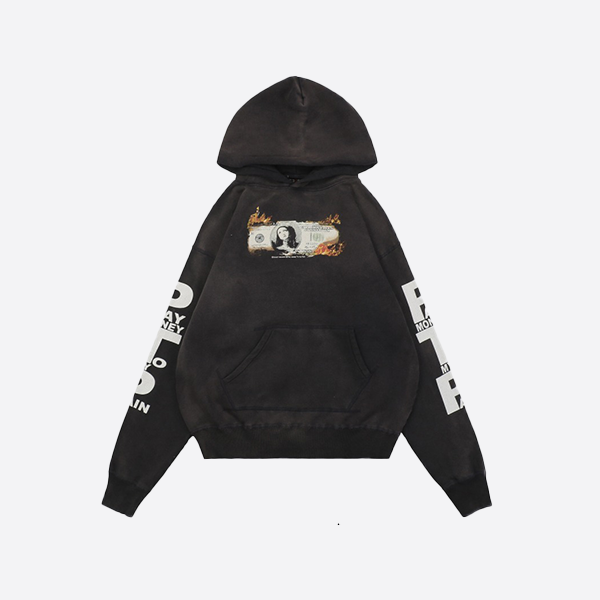 St. Michael 24FW Mary Gold Print Hoodie