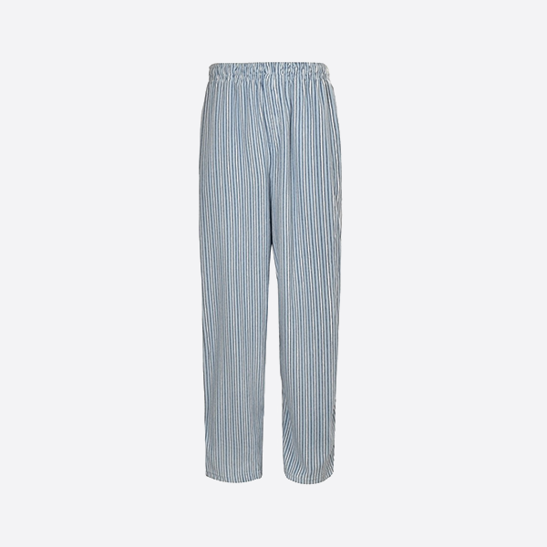 Balenciaga Blue Striped Plush Trousers