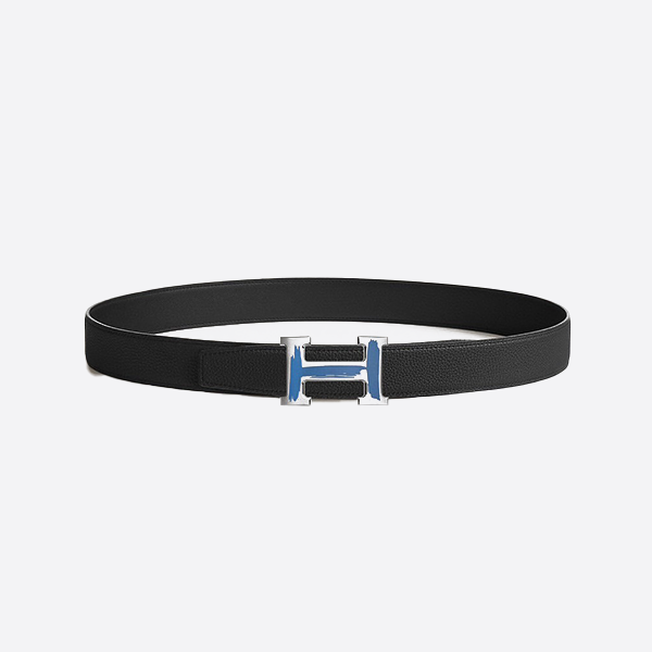 Hermes 3.2cm/3.8cm double-sided leather belt