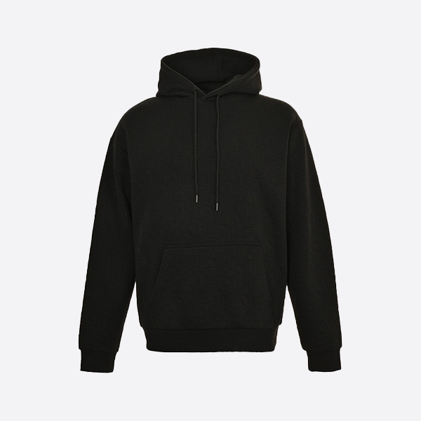 Dior 2024 All-Over Print Old Flower Pattern Jacquard Hoodie