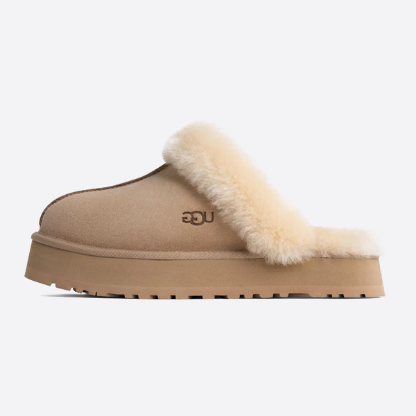 UGG Comfortable and Warm Closed-Toe Home Slippers, Chestnut Brown, 1122550