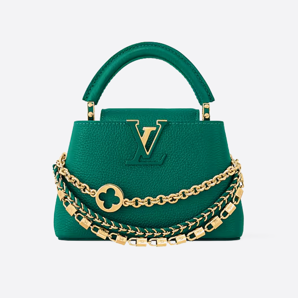 Louis Vuitton Capucines Green 3-in-1 Chain Bag M11906