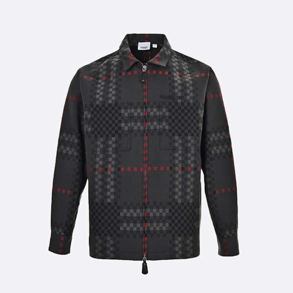 Burberry 2024FW Pixel Wool Blend Harrington Jacket
