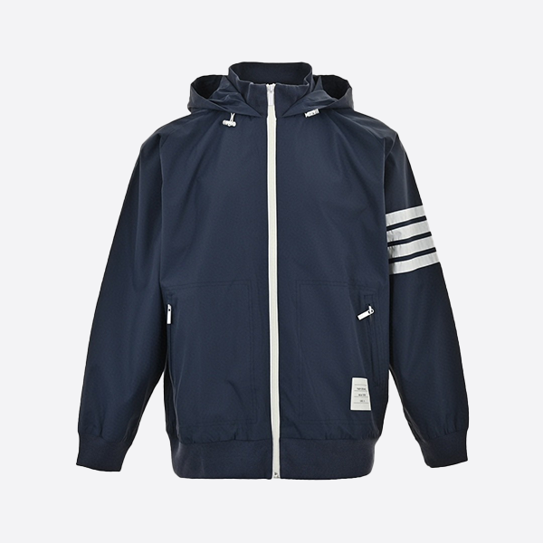 Thom Browne Four Bar Windbreaker Jacket
