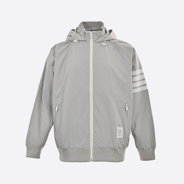 Thom Browne Four Bar Windbreaker Jacket