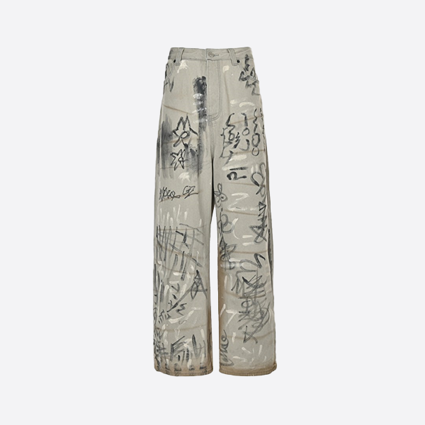 Balenciaga 2024 Fall/Winter Graffiti Jeans