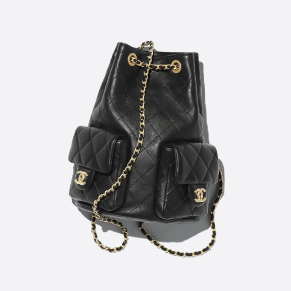 Chanel 25C Double Pocket Backpack AS5310
