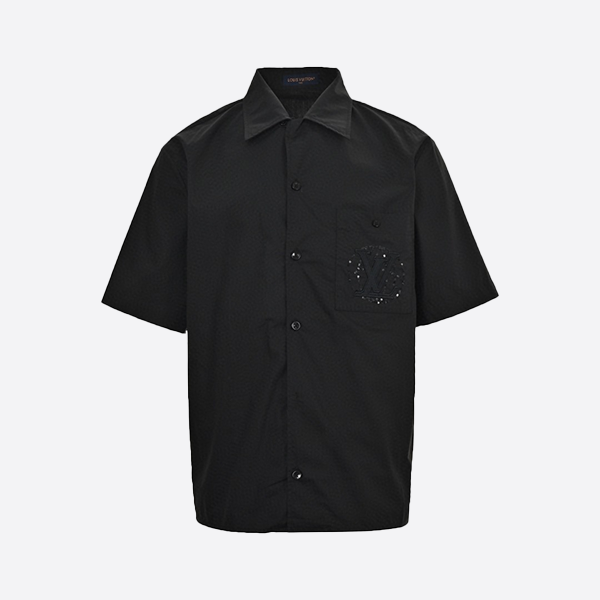 Louis Vuitton 2025 Spring/Summer Sequin Pocket Embroidered Short Sleeve Shirt
