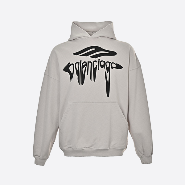 Balenciaga 3M Art Letter Print Hooded Sweatshirt