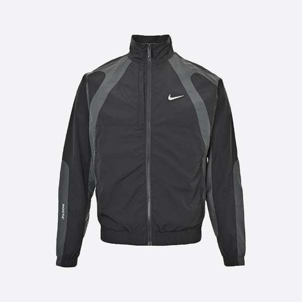 Nike & Drake Collaboration Colorblock Jacket in Gray and Black