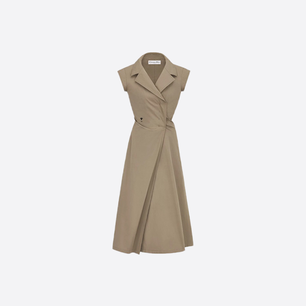 Dior Khaki Bee Long Dress