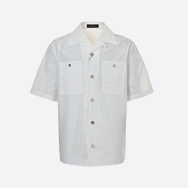 Louis Vuitton 2025 Spring/Summer Embossed Double Pocket Short Sleeve Shirt