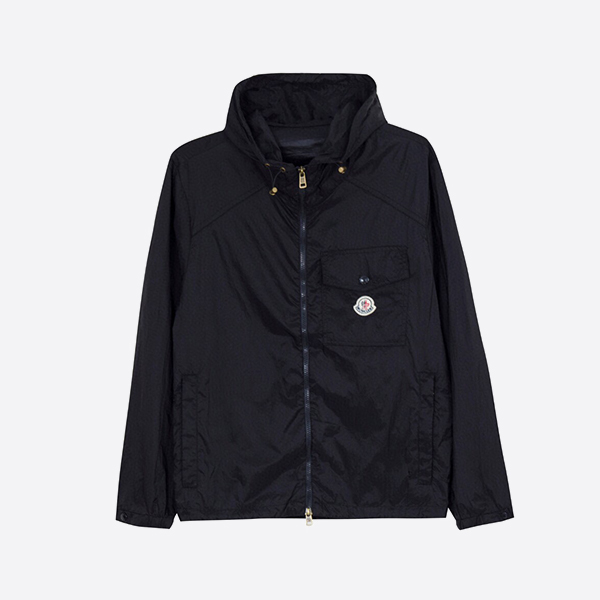 Moncler Summerkar Hooded Shell Jacket in Black