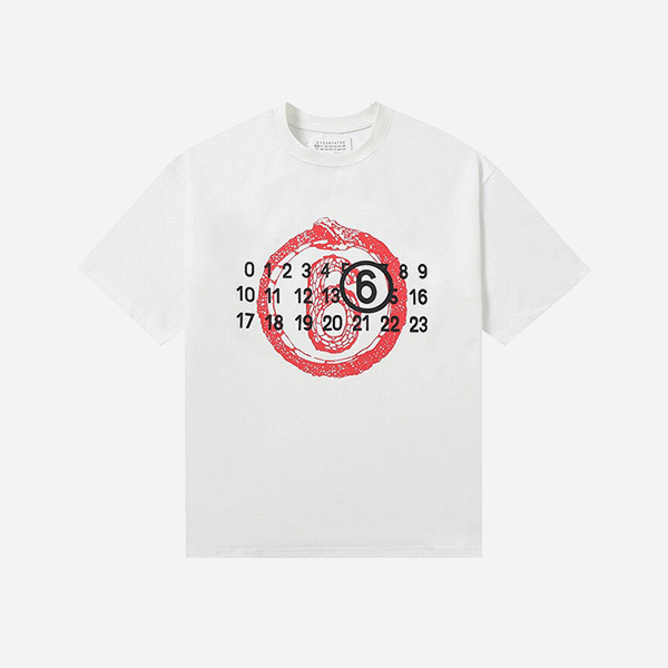 Maison Margiela White Stamp Logo T-Shirt