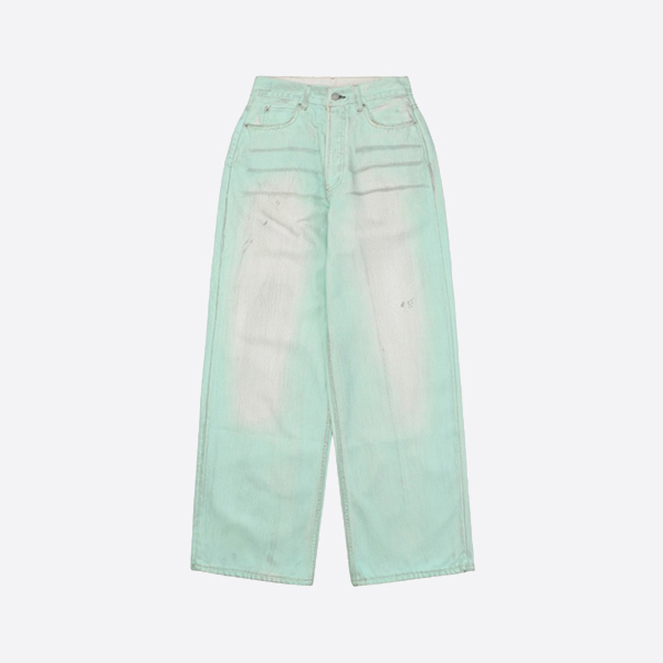Acne Studios Baggy Fit Jeans 1981M Mint Green