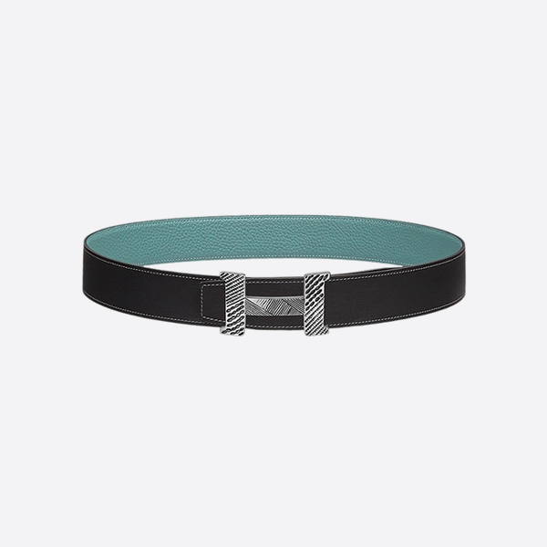 Hermès-H Belt Buckle & Reversible Leather Strum Belt H073967CAAW085