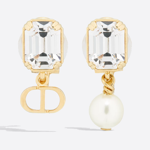 Dior Petit CD Clip Earrings E3603WOMCY_D03S