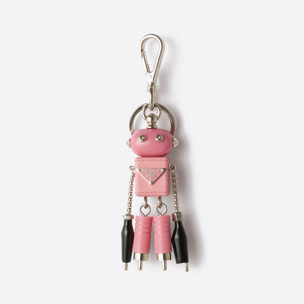 Prada Robot Saffiano Leather Bag Charm 1TR101_UYY_F0442