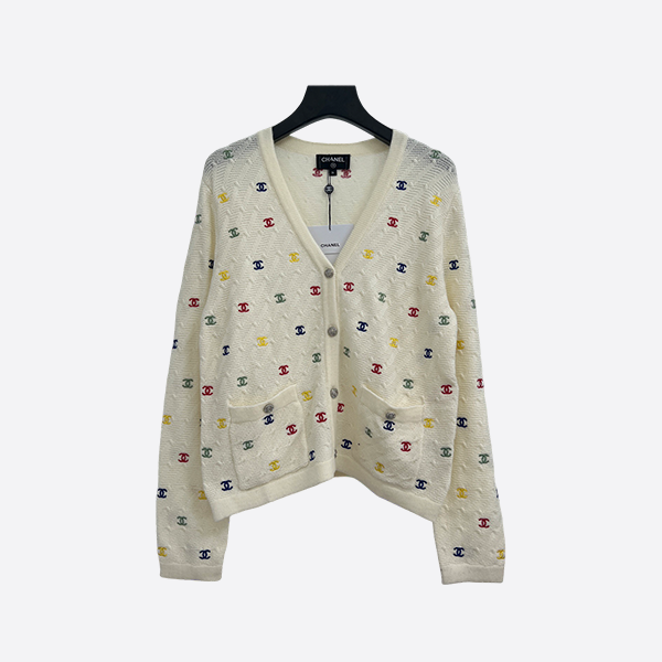 Chanel Beige Cardigan Jacket