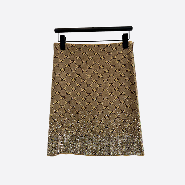 Gucci Heavy Diamond Short Skirt