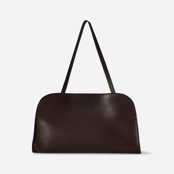 The Row New Peggy Brown Margaux Handbag W1774L72CHSS