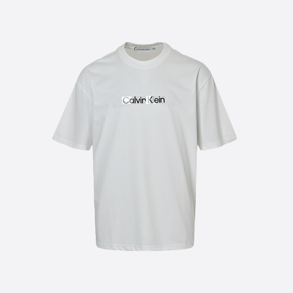 Calvin klein 25ss CK logo silicone print short sleeve