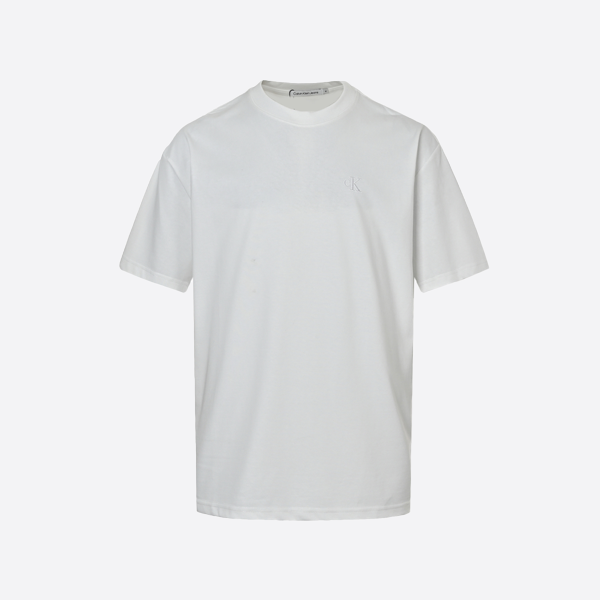 Calvin Klein 24ss CK small embroidery back print short sleeves