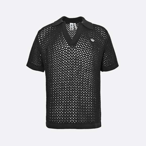 Adidas CLOT joint mesh Polo short sleeve black