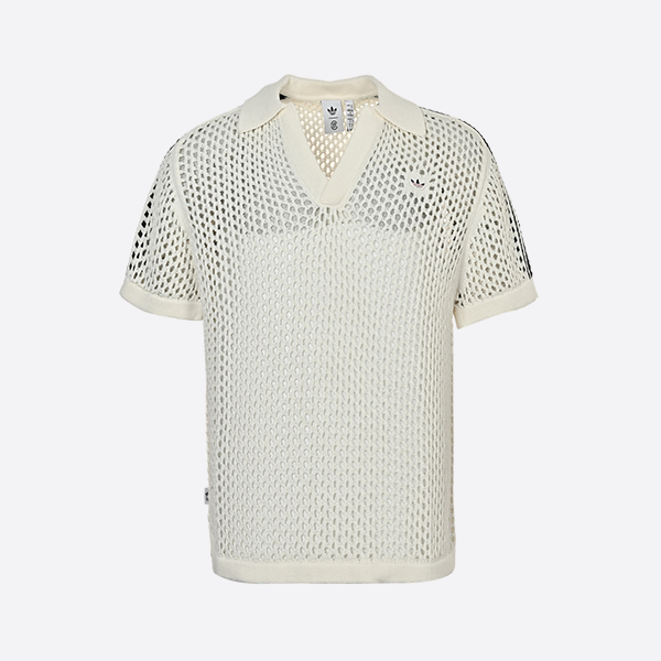 Adidas CLOT joint mesh Polo short sleeve White