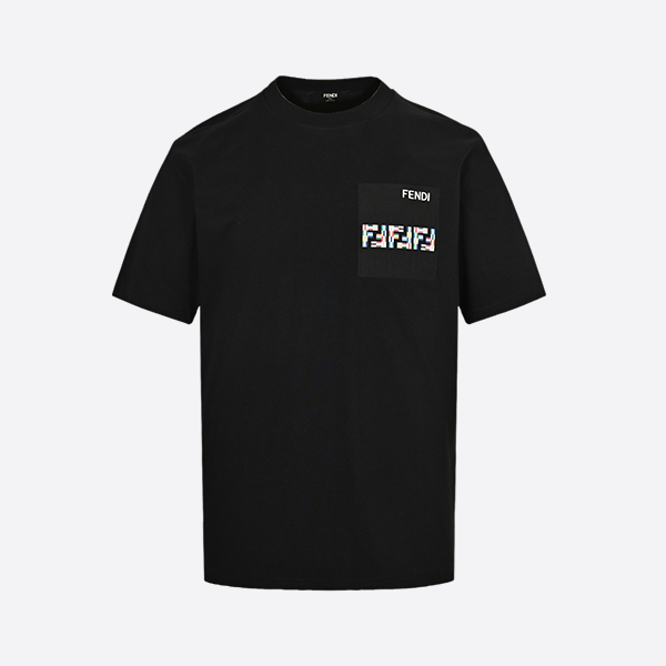 Fendi 25ss pocket FF embossed short sleeve