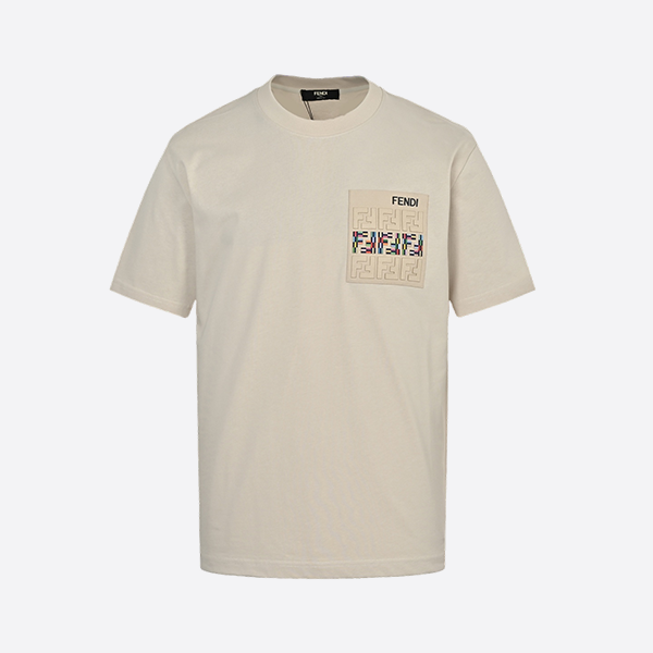 Fendi 25ss pocket FF embossed short sleeve
