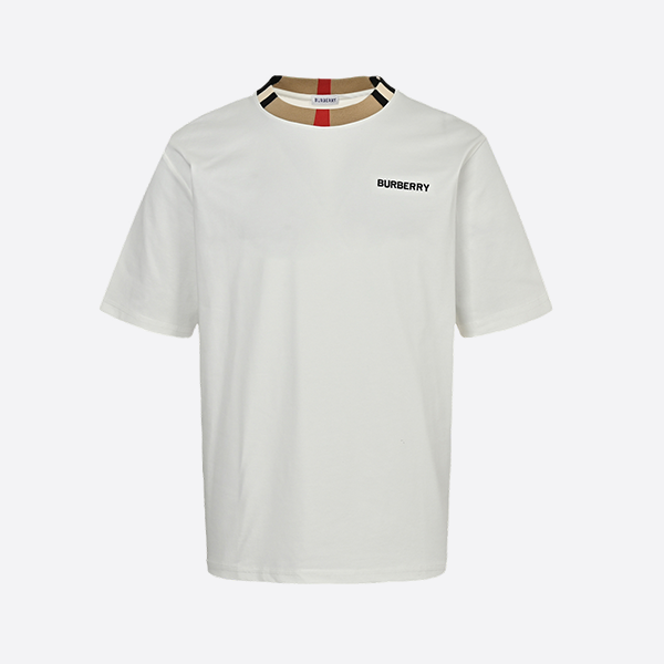 Burberry collar webbing stitching short sleeves袖