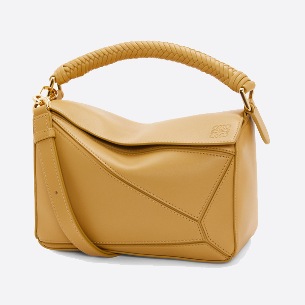 Loewe Small Puzzle bag in smooth calfskin Sahara A510S21XAE