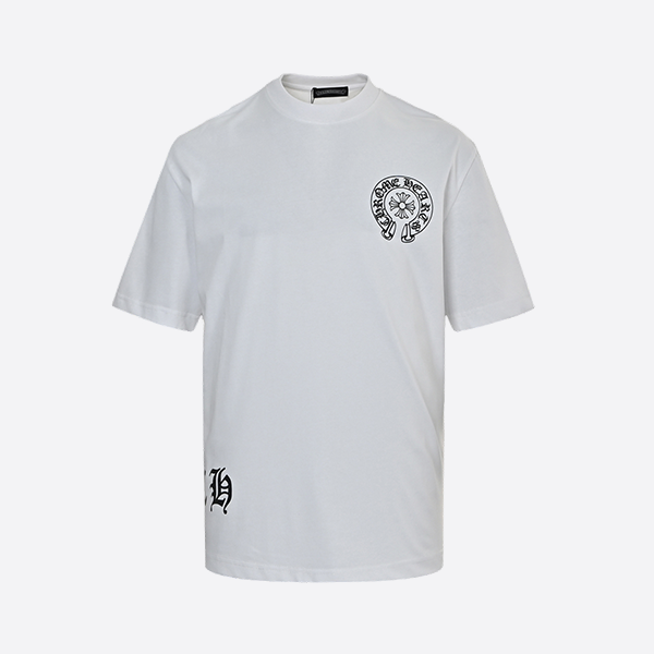 Chrome Hearts 25ss Ink-dyed horseshoe print short sleeves