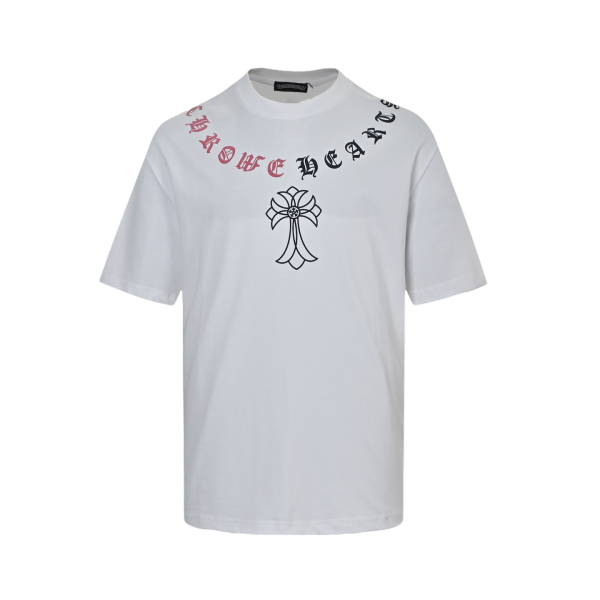 Chrome Hearts Sanskrit Cross Foam Printed Short Sleeves