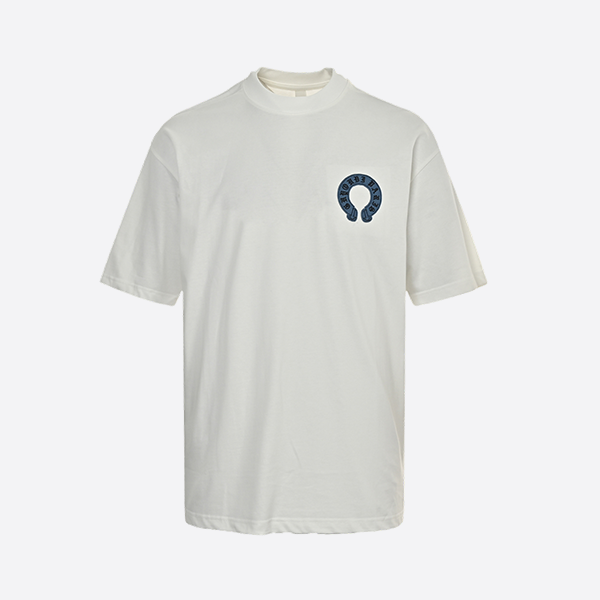 Chrome Hearts foam horseshoe print short sleeves