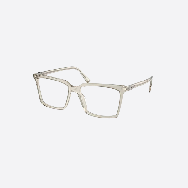 Miu Miu small square MIUMIU logo plain lens VMU 08X
