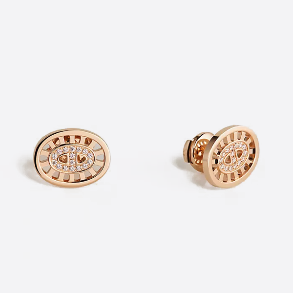 Hermes Chaine d'ancre Divine stud earrings H222521B 00