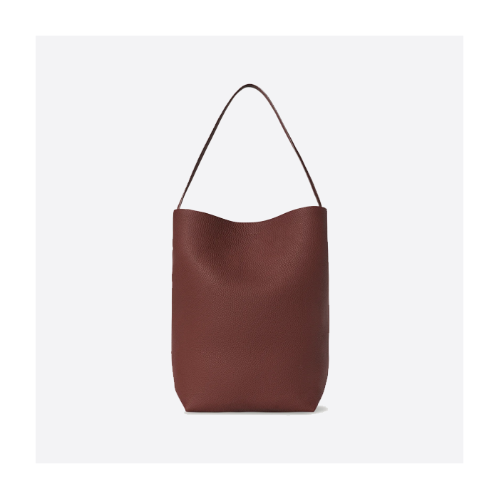 The Row Large N/S Park leather tote bag W1273L129BWOD