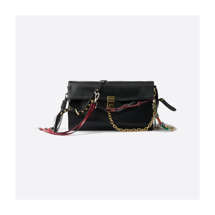 Prada Soft Sound Large Leather Shoulder Bag 1BD378_2C6A_F0002_V_OO6