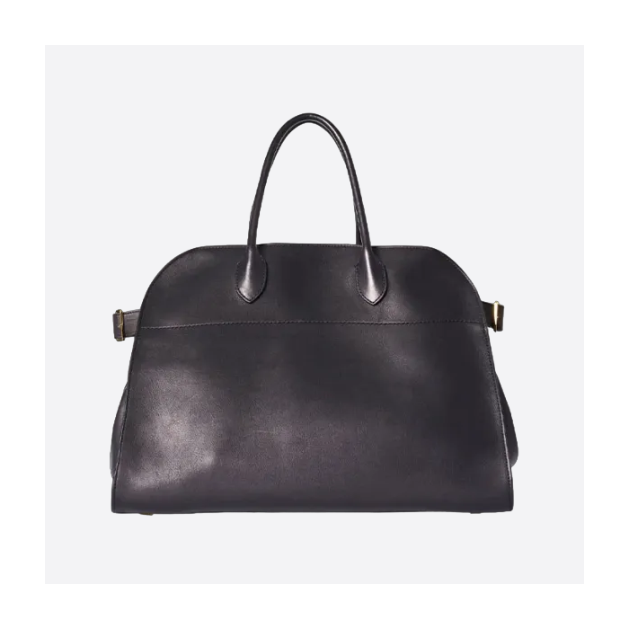 The row Soft Margaux 17 Bag in Suede W1254L25BLSG