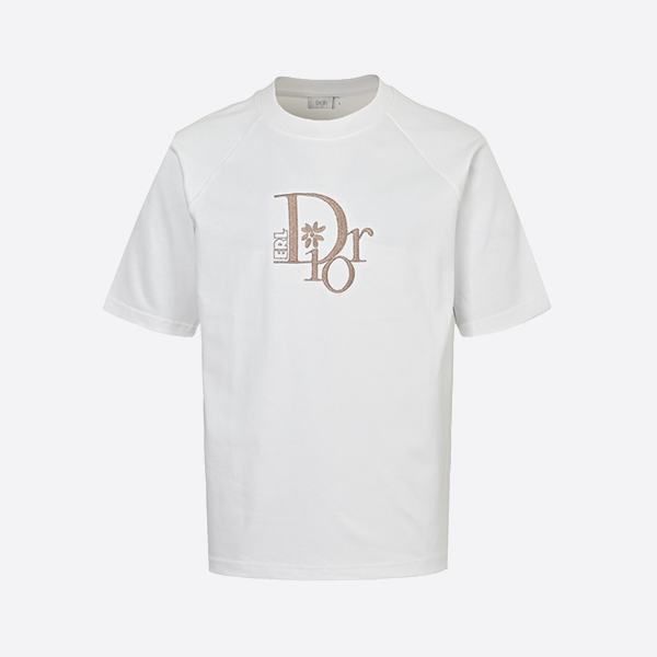 Dior & ERL joint embroidered logo short sleeves