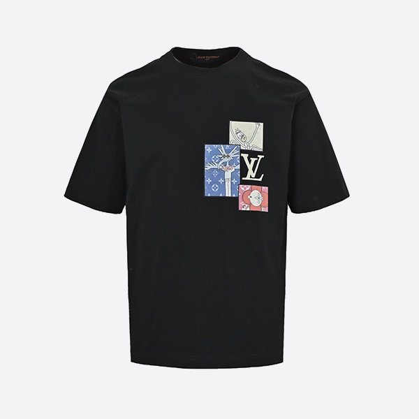 Louis Vuitton 25ss printed short sleeve